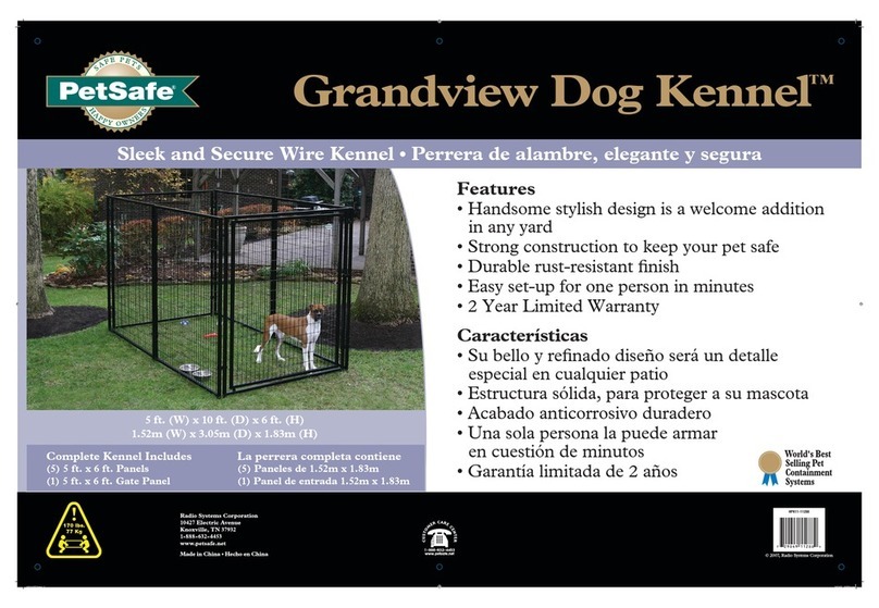 Petsafe Grandview Dog Kennel HPK11-11288 manual
