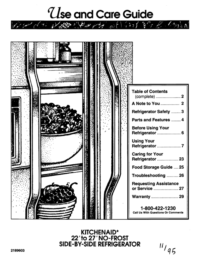 KitchenAid KSRS25QDAL01 User manual