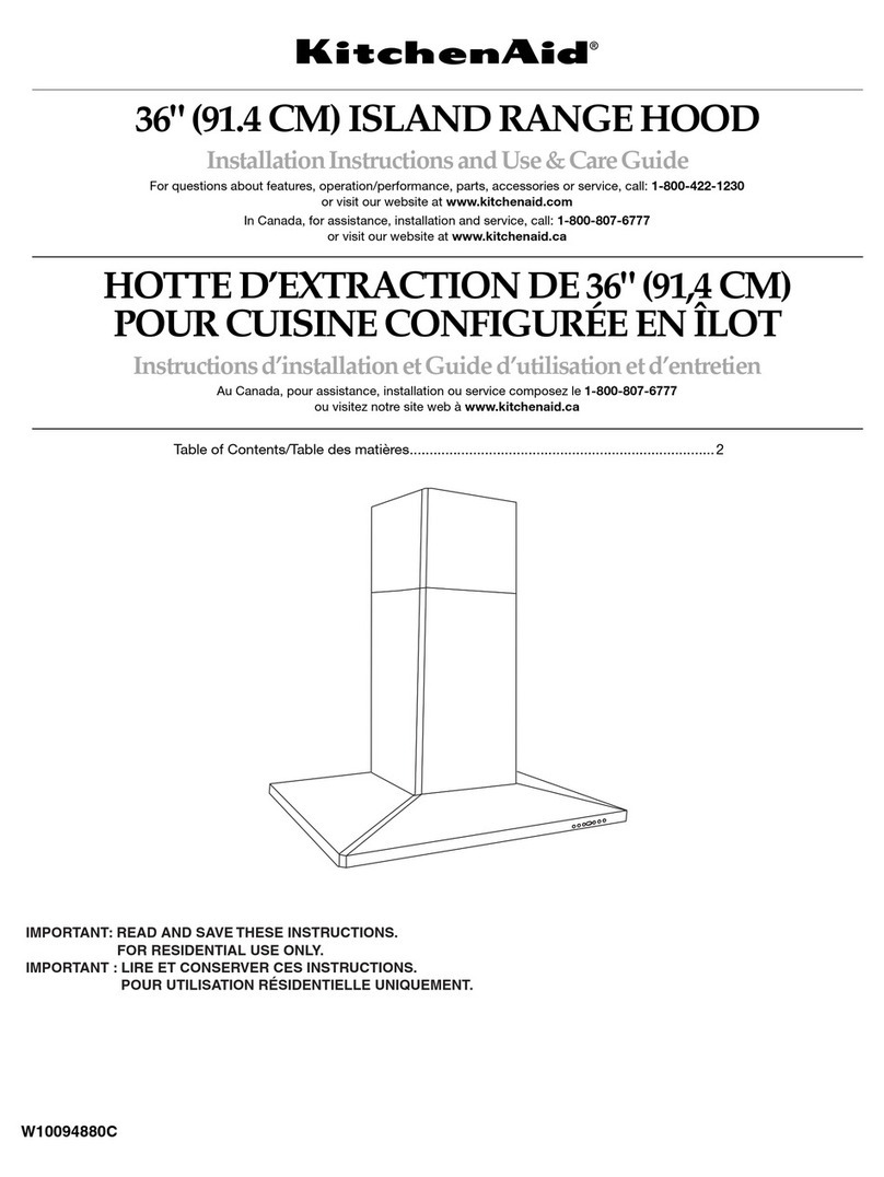 KitchenAid KICU465SBL0 Product information sheet