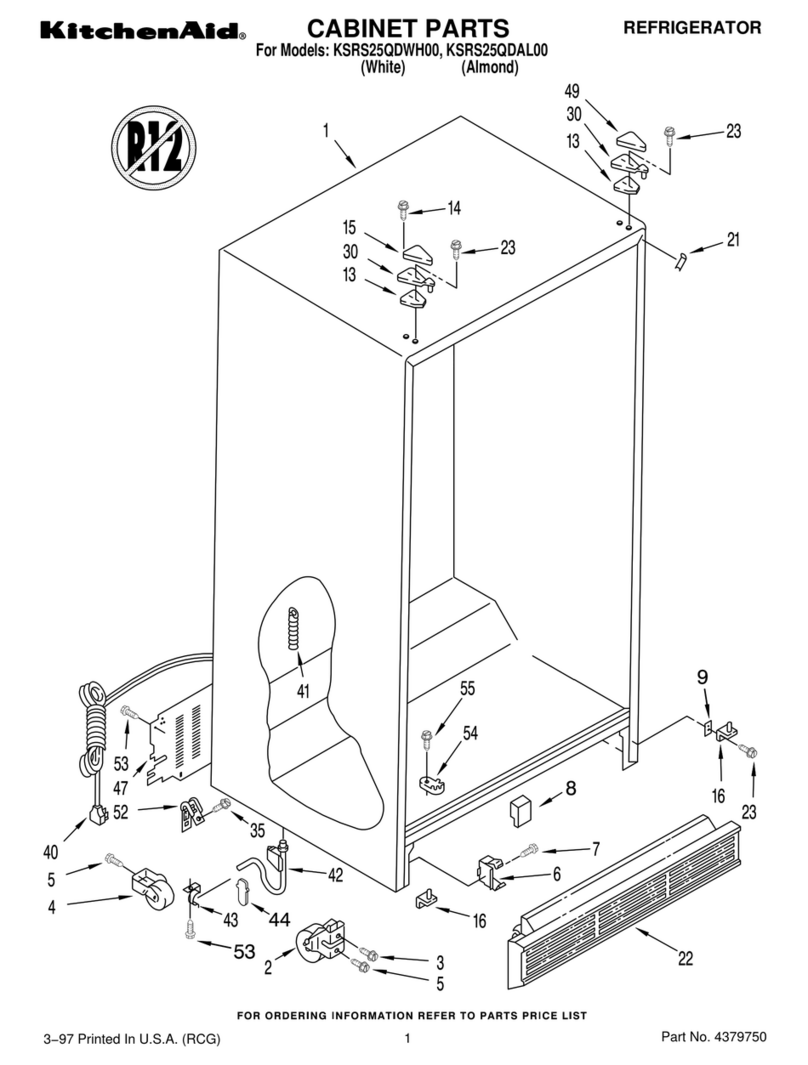KitchenAid KSRS25QDAL00 User manual KitchenAid KSRS25QDAL00 User manual