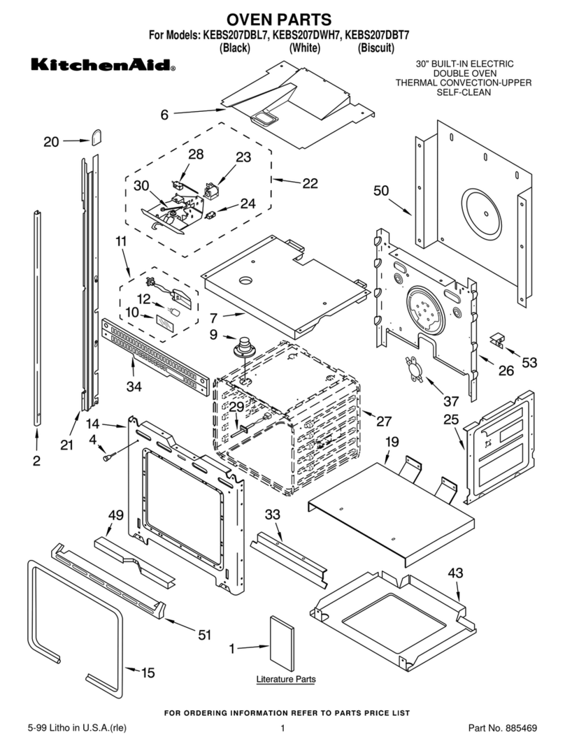 KitchenAid KEBS207DBL7 parts list