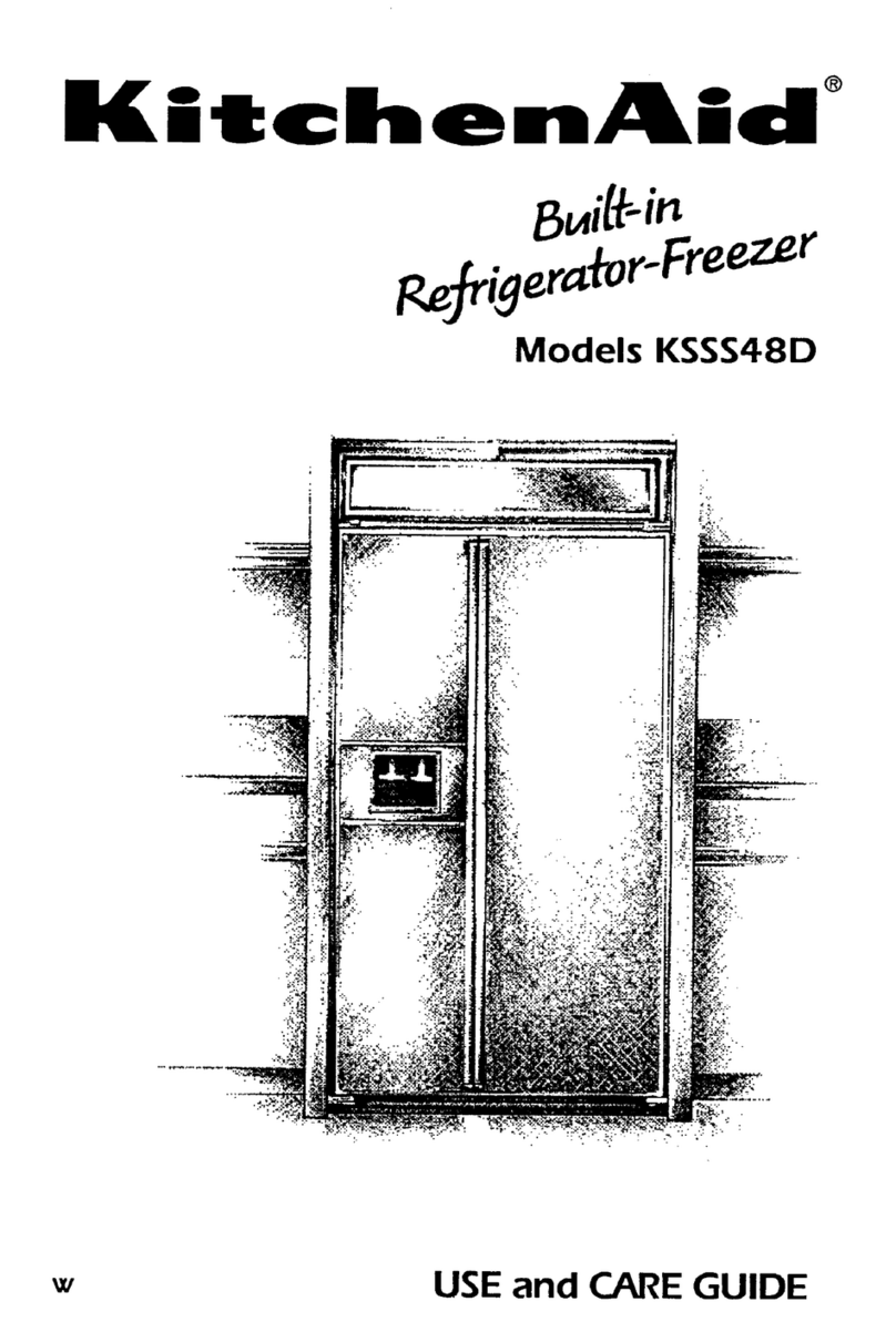 KitchenAid KSSS48D User manual
