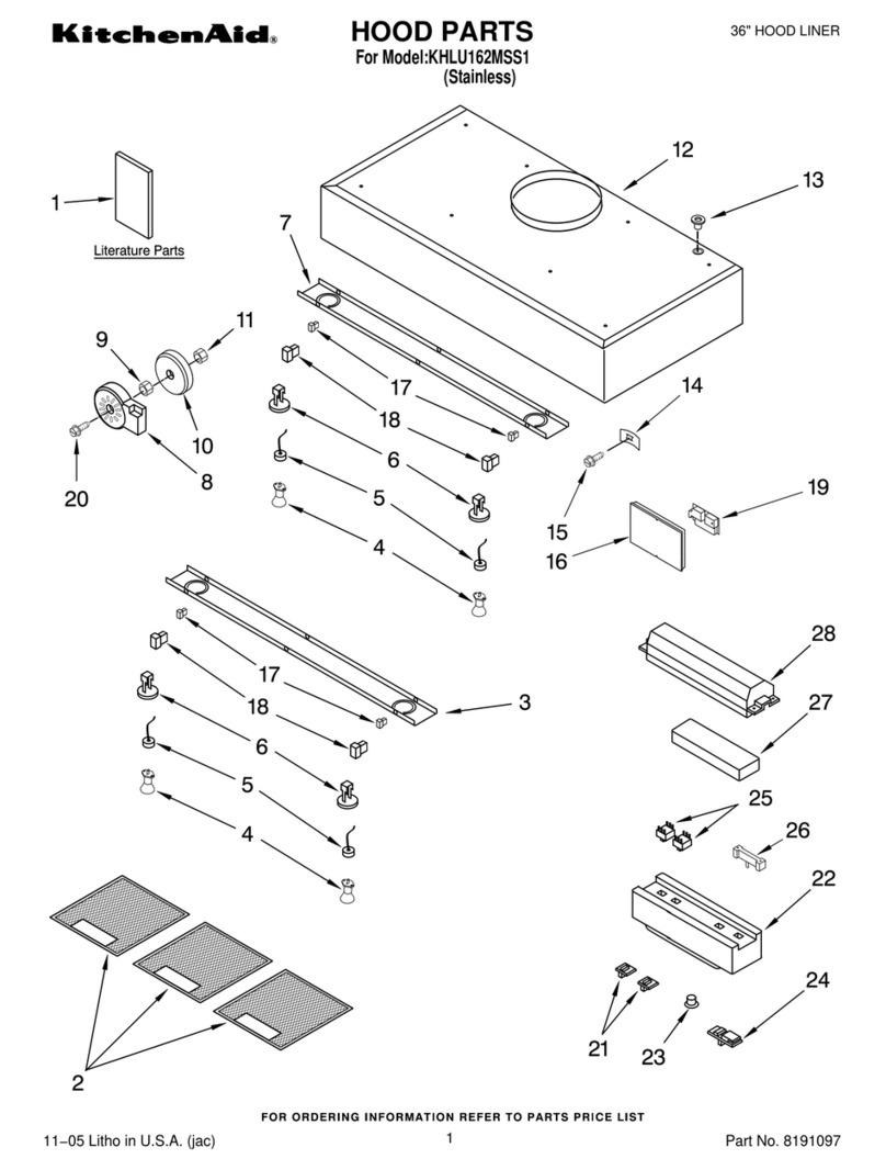 KitchenAid KHLU162MSS1 User manual