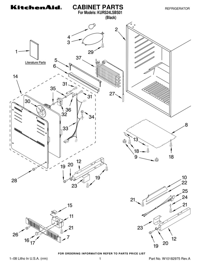 KitchenAid KURS24LSBS01 User manual KitchenAid KURS24LSBS01 User manual