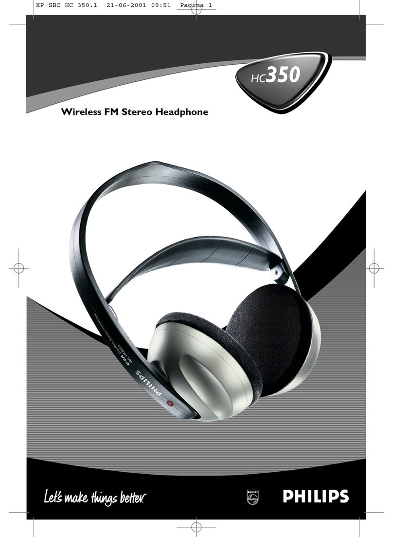 Philips HC350 manual