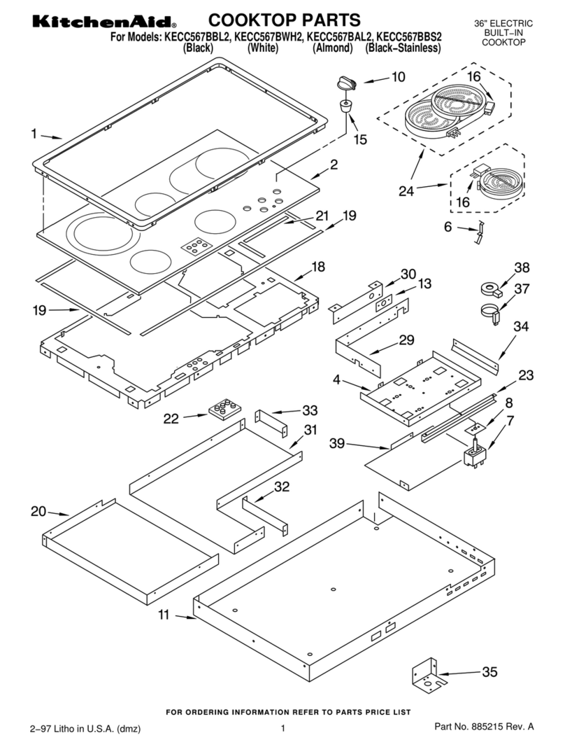 KitchenAid KECC567BAL2 User manual