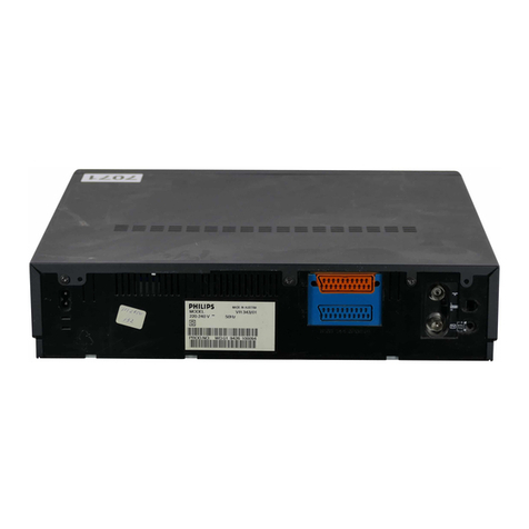 Philips VR 343 System manual