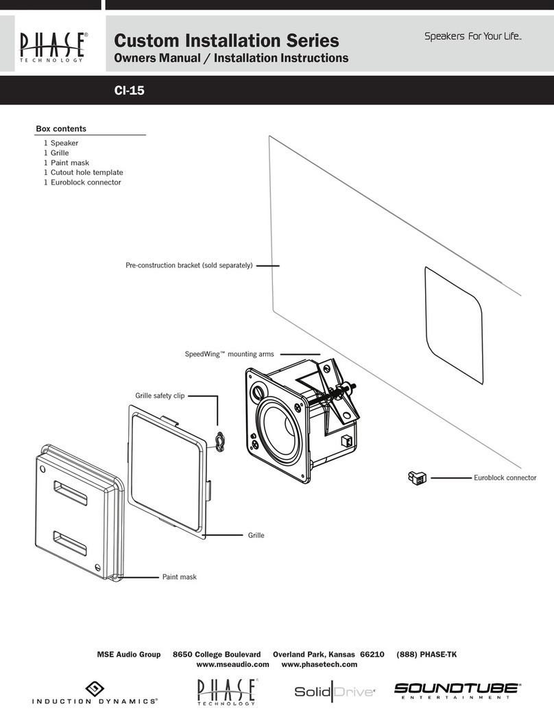 Phase Technologies CI-15 Original instructions