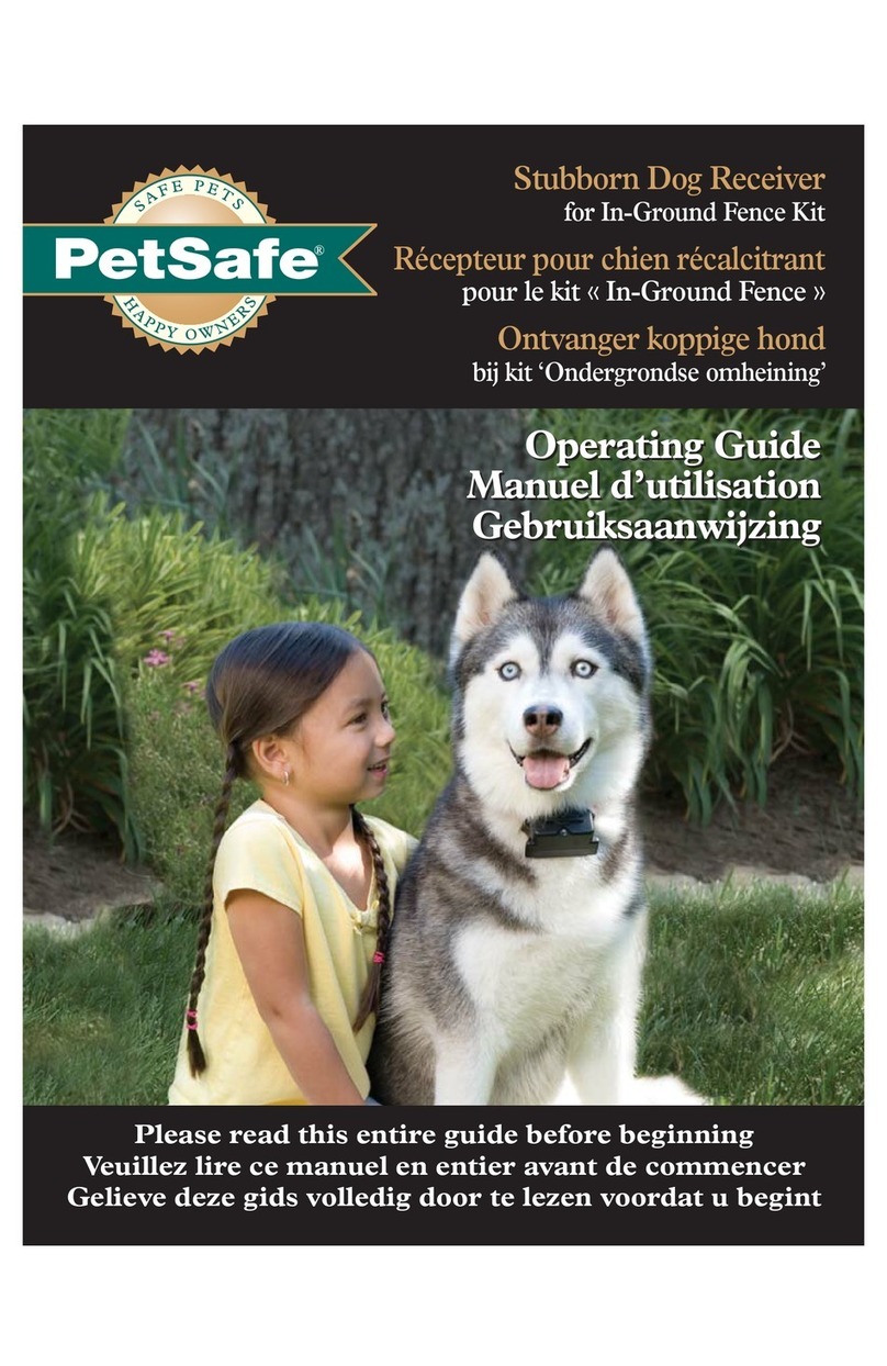 Petsafe Stubborn Dog Receiver operating guide