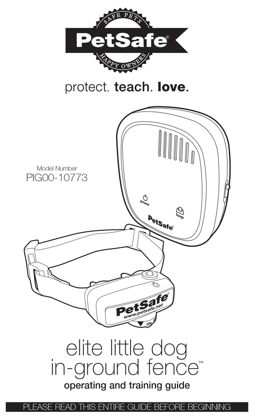 Petsafe IN-GROUND FENCE PIG00-10773 Operating and training guide