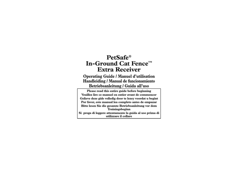 Petsafe In-Ground Cat Fence operating guide