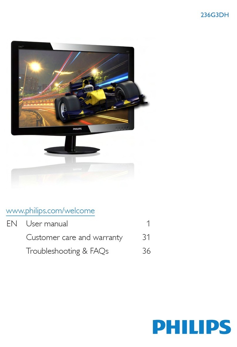 Philips 236G3DH User manual Philips 236G3DH User manual