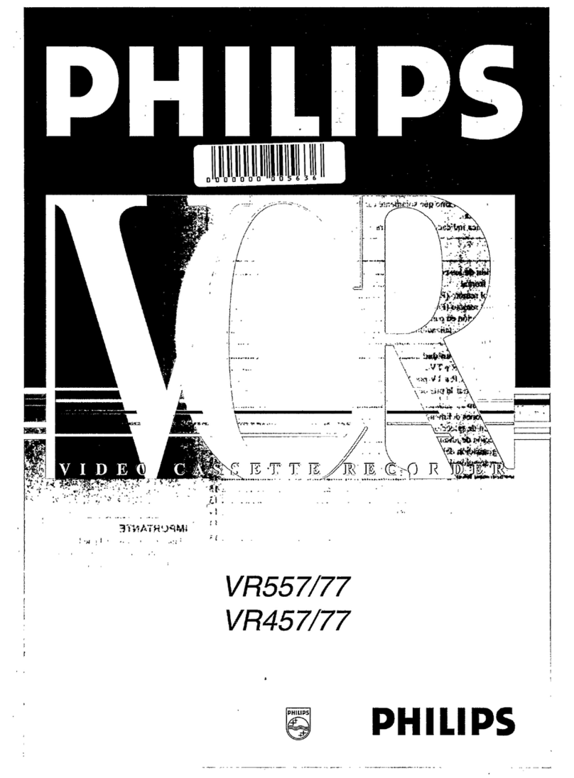 Philips VR457/77 User manual