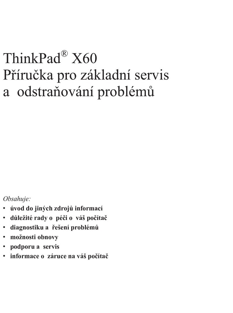 Lenovo THINKPAD X60S Service manual