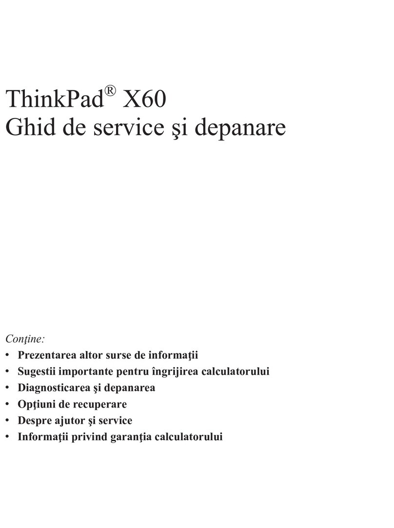 Lenovo THINKPAD X60S Instruction Manual