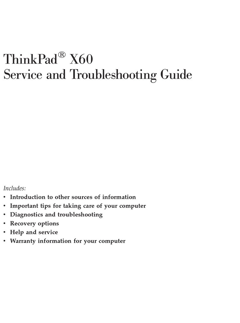 Lenovo THINKPAD X60S User manual