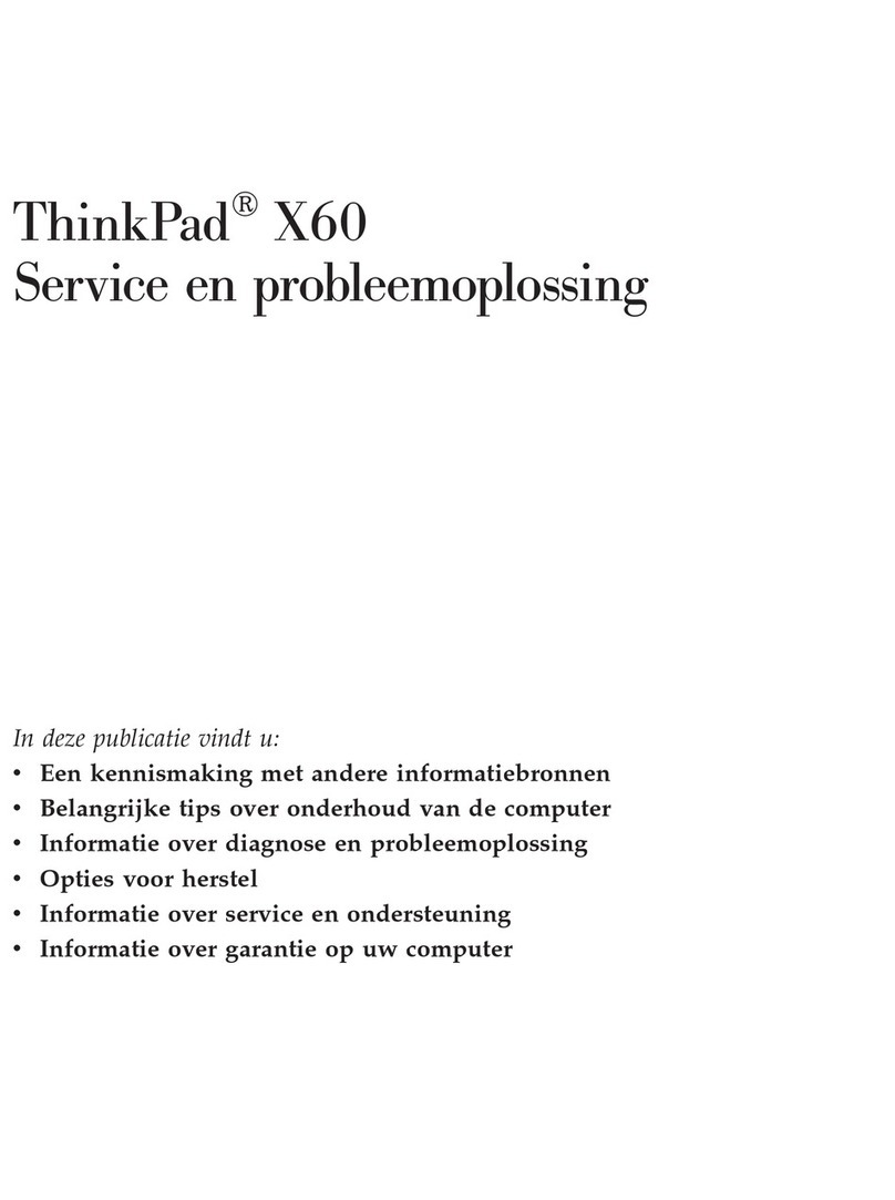 Lenovo THINKPAD X60S Setup guide