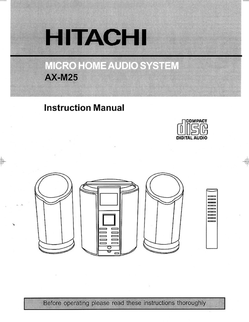 Hitachi AX-M25 User manual