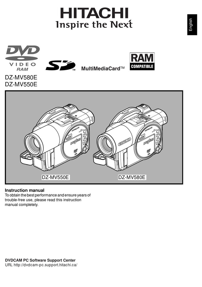 Hitachi DZ-MV550E User manual