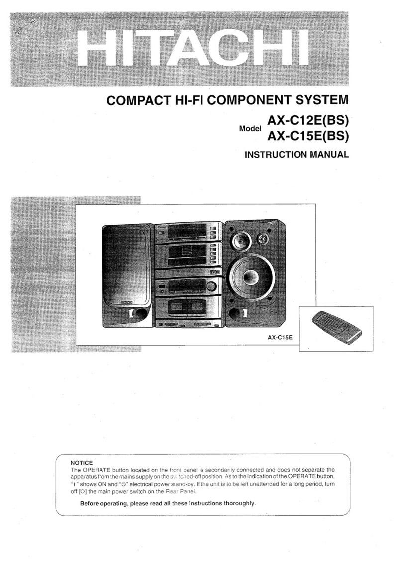 Hitachi AXC12EBS instruction manual