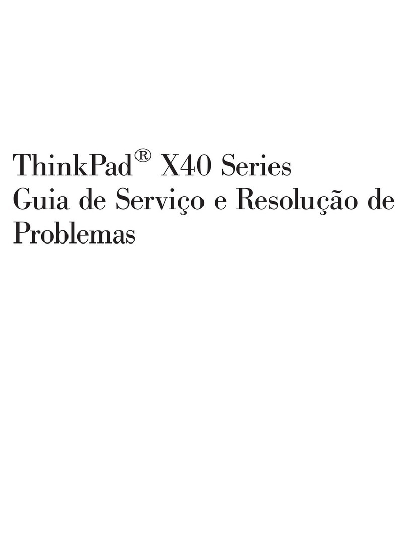 Lenovo THINKPAD X40 Service and maintenance manual