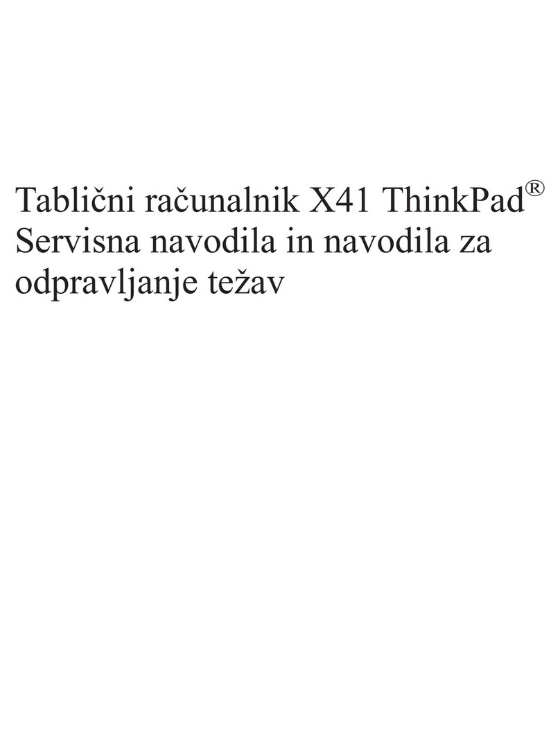 Lenovo 1866 - ThinkPad X41 Tablet Guide