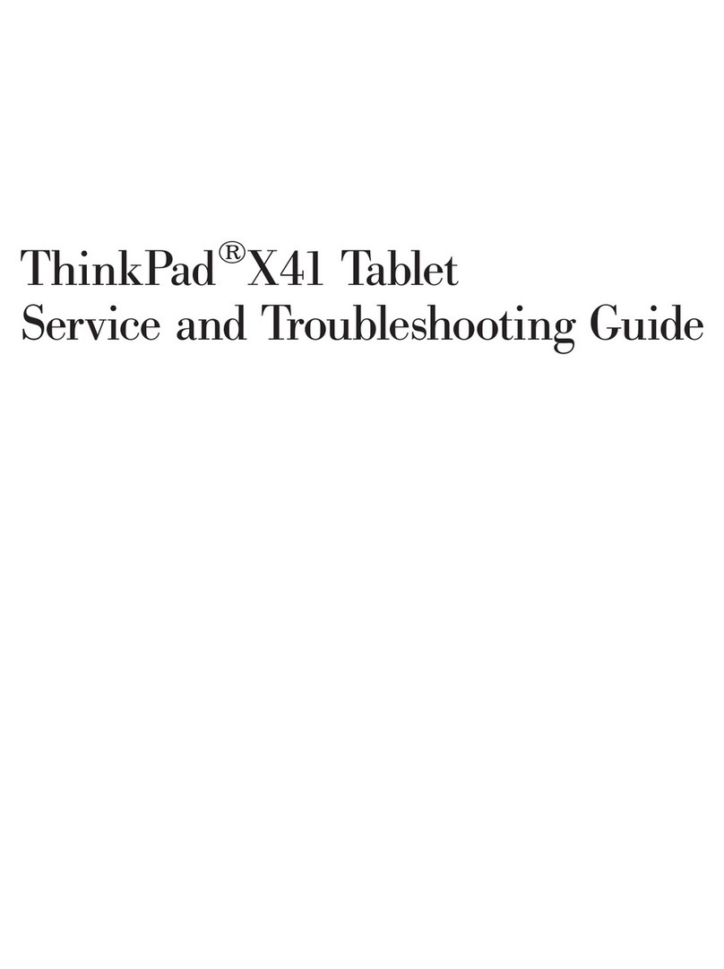 Lenovo 1866 - ThinkPad X41 Tablet User manual