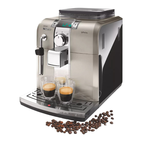 Saeco SYNTIA HD8837 manual