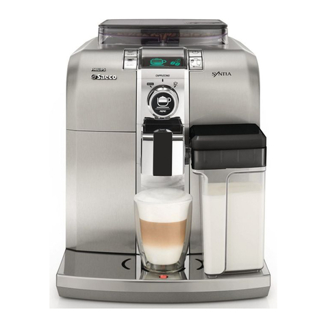 Saeco SYNTIA HD8838 User manual