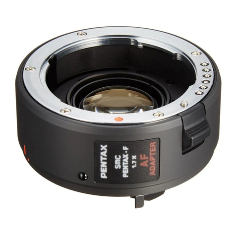 Pentax SMC Pentax-F AF Adapter 1.7X User manual