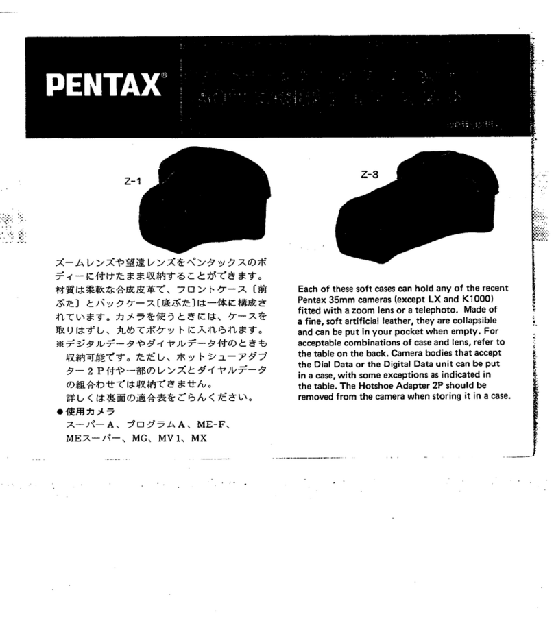 Pentax Z-1 Interchangeable Focusing Screens User manual
