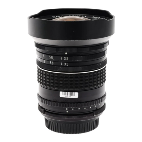 Pentax SMC Shift 28mm f/3.5 operating manual
