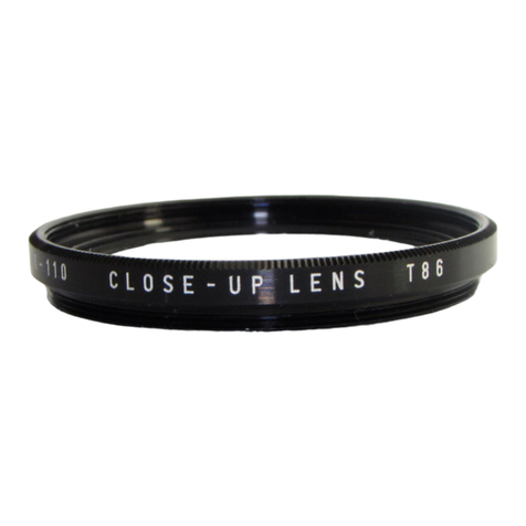 Pentax 110 Close-up Lenses User manual
