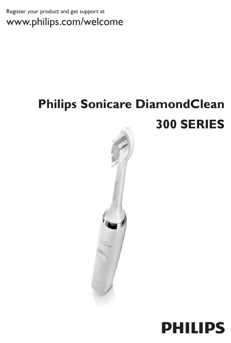 Philips DiamondClean 300 series user manual