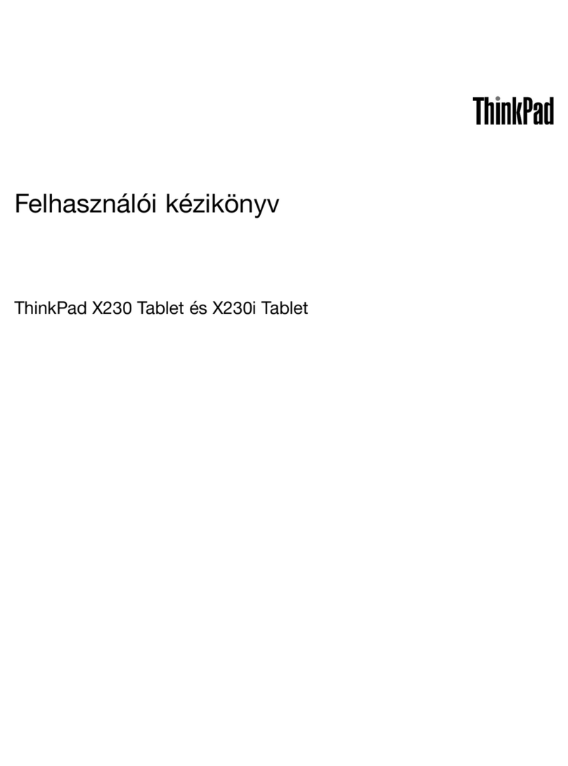 Lenovo ThinkPad X230 Tablet User manual