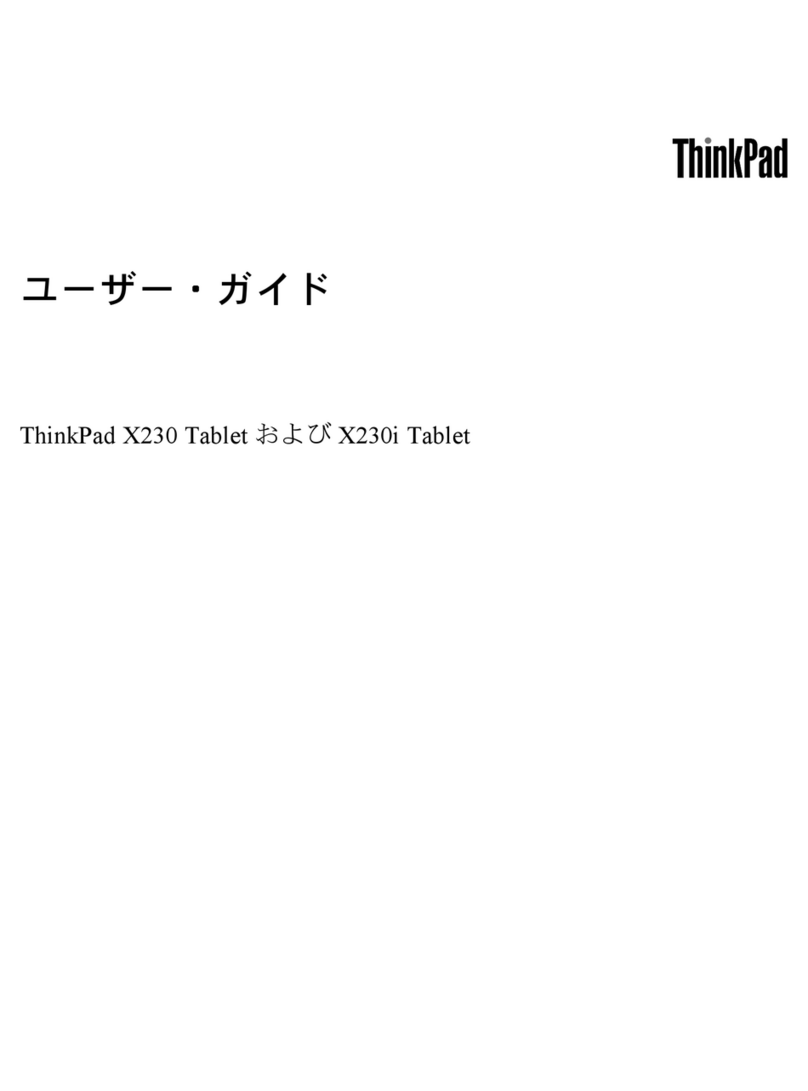 Lenovo ThinkPad X230 Tablet User manual
