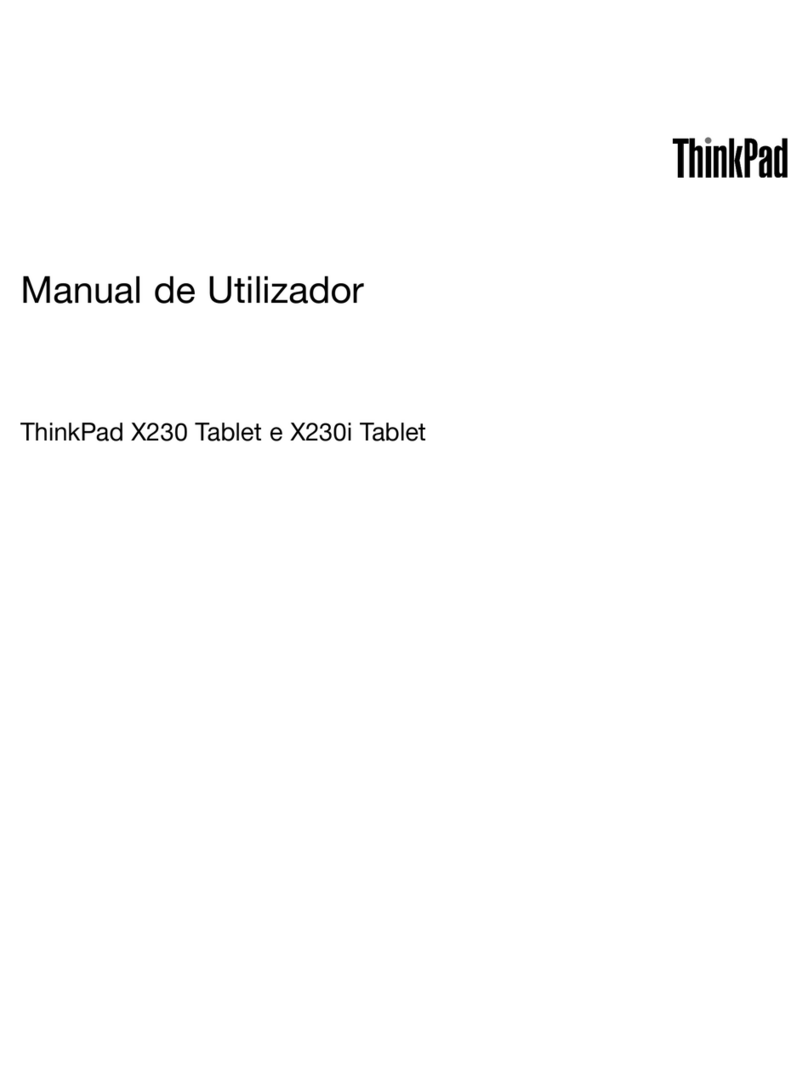 Lenovo ThinkPad X230 Tablet Instruction Manual