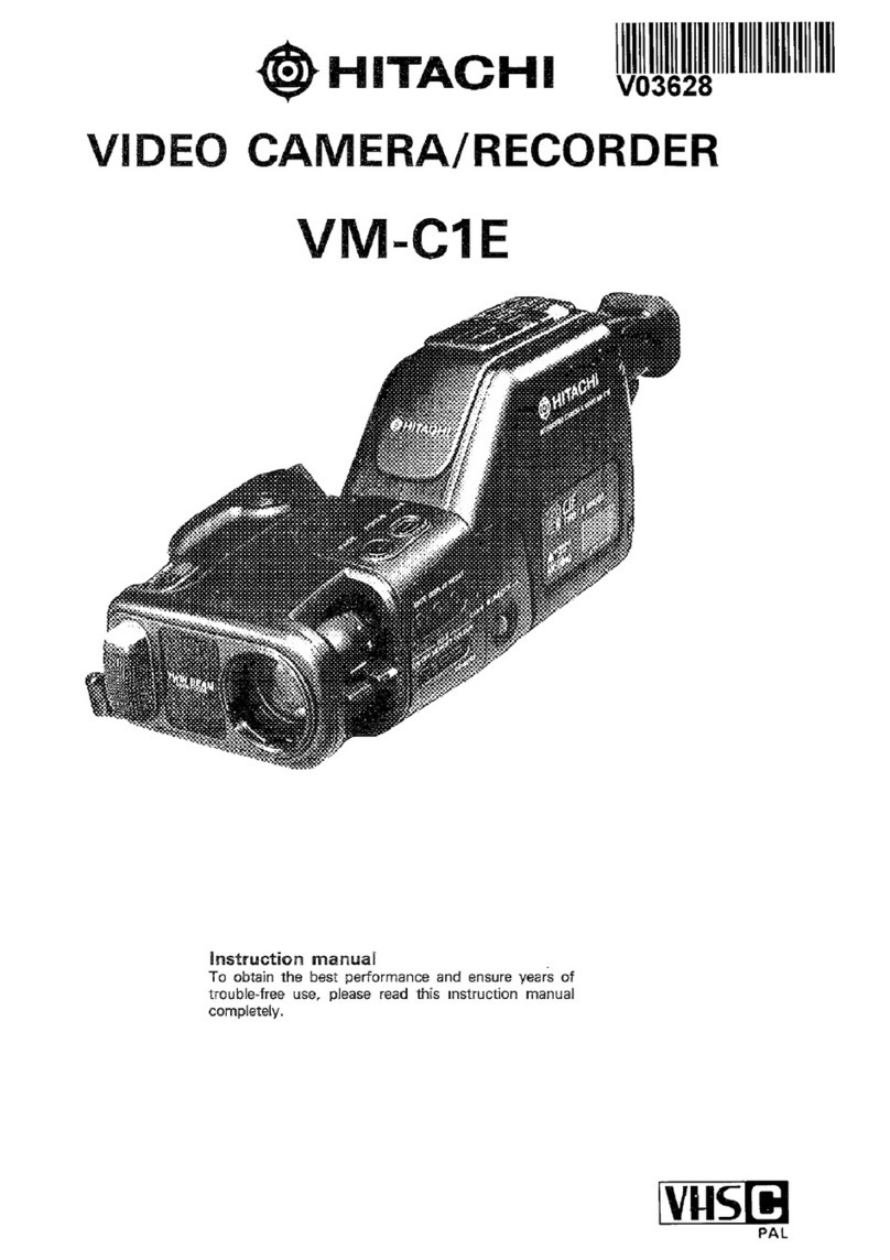 Hitachi VM-C1E User manual