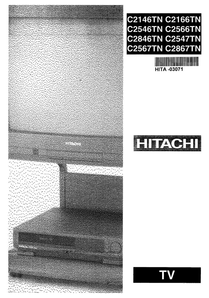 Hitachi C2166TN manual