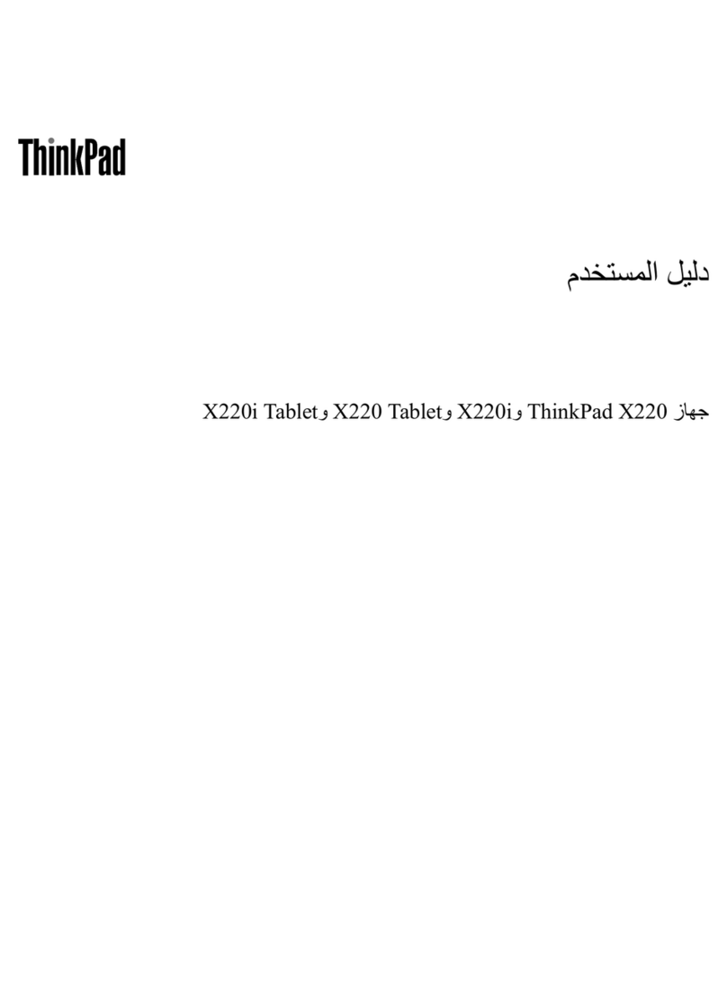 Lenovo ThinkPad X220i User manual