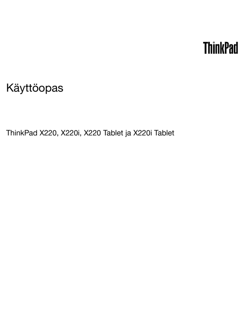 Lenovo ThinkPad X220 Tablet 4298 Troubleshooting guide