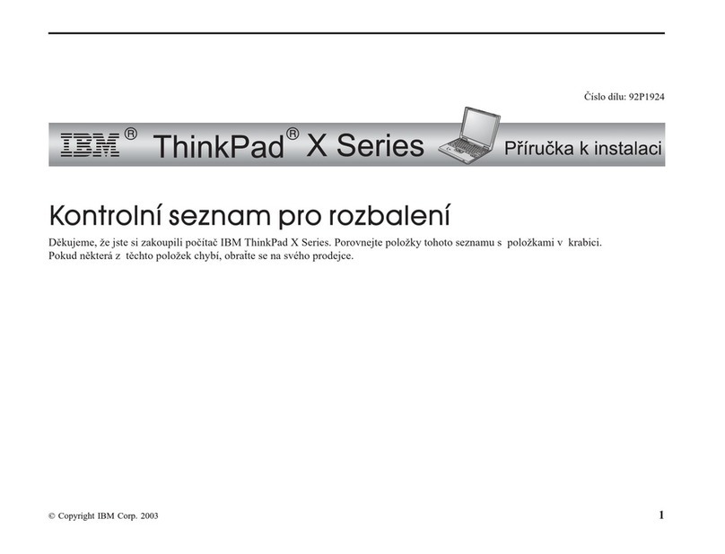 Lenovo THINKPAD X31 Manual
