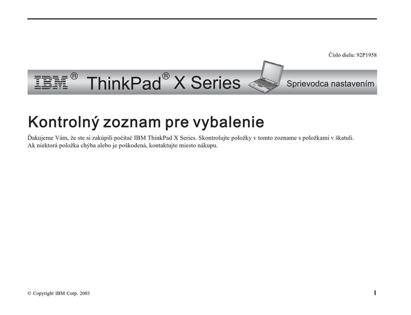 Lenovo THINKPAD X31 User manual Lenovo THINKPAD X31 User manual