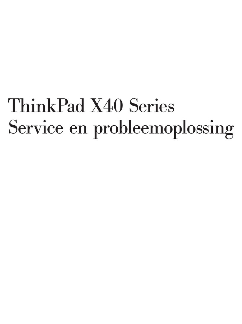 Lenovo THINKPAD X40 User manual
