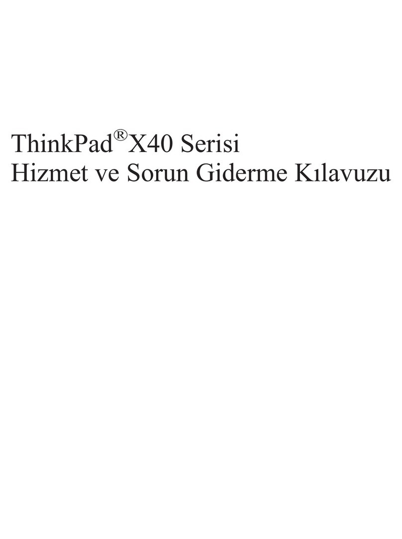 Lenovo THINKPAD X40 troubleshooting guide