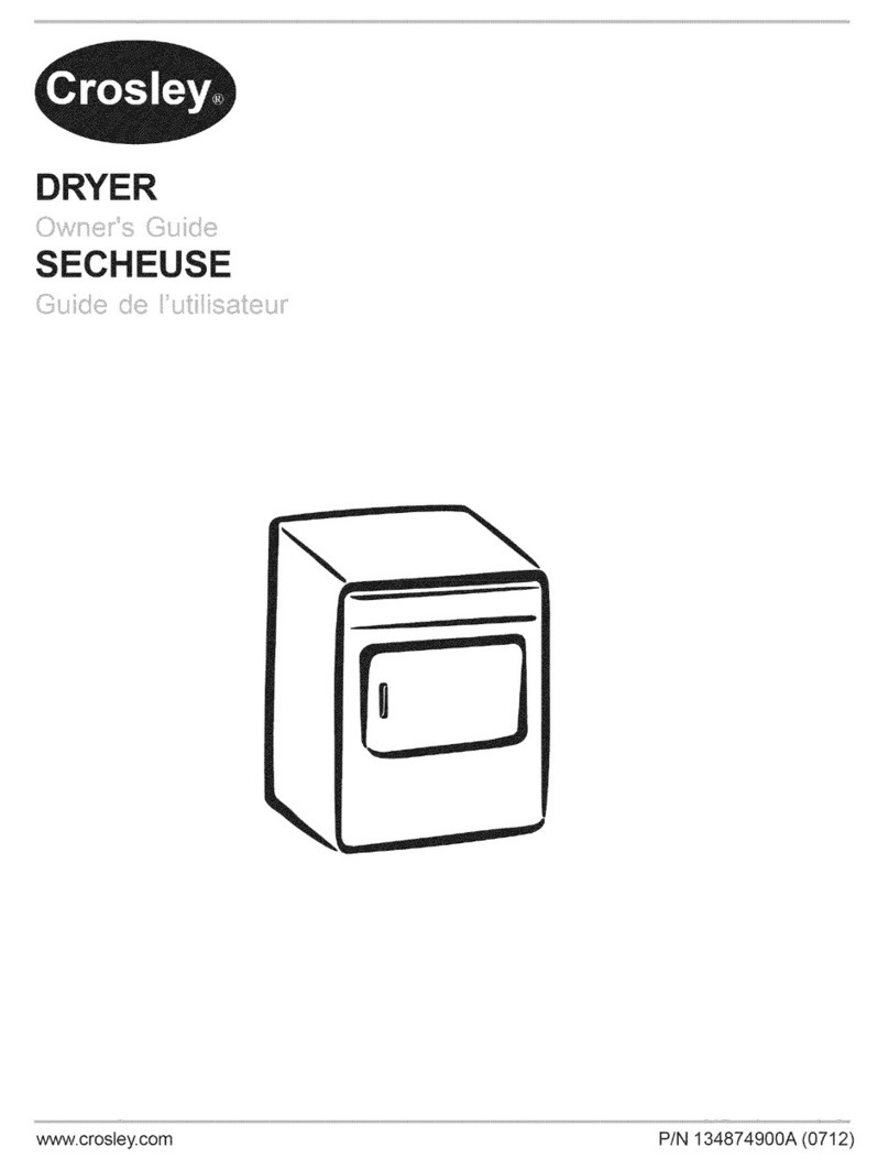 Crosley 134874900A (0712 User manual