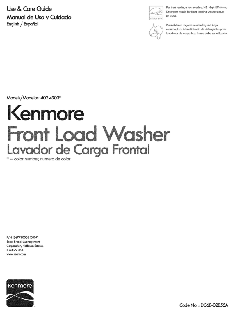 Kenmore 402.4903 Series User manual