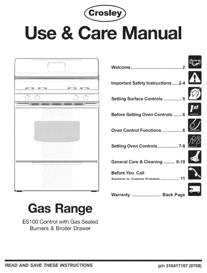 Crosley ES100 User manual