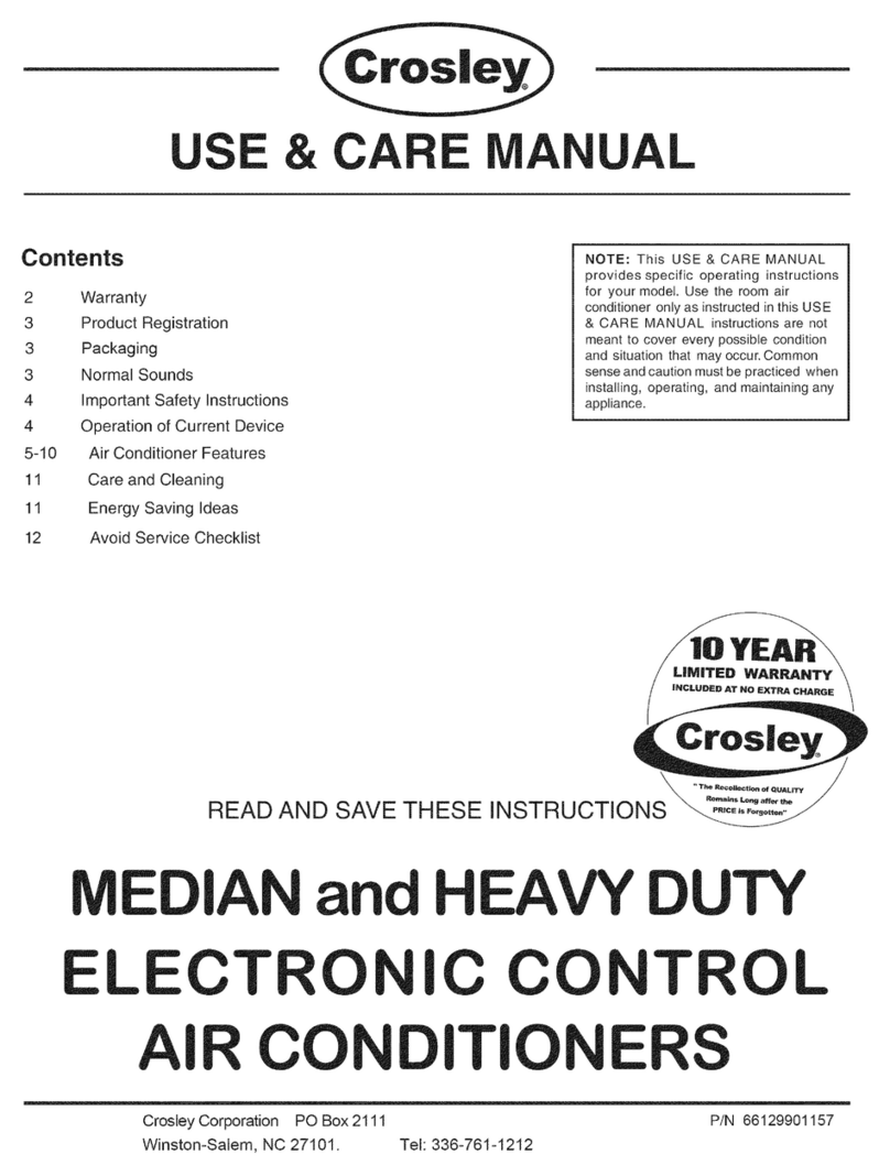 Crosley MEDIAN Series User manual