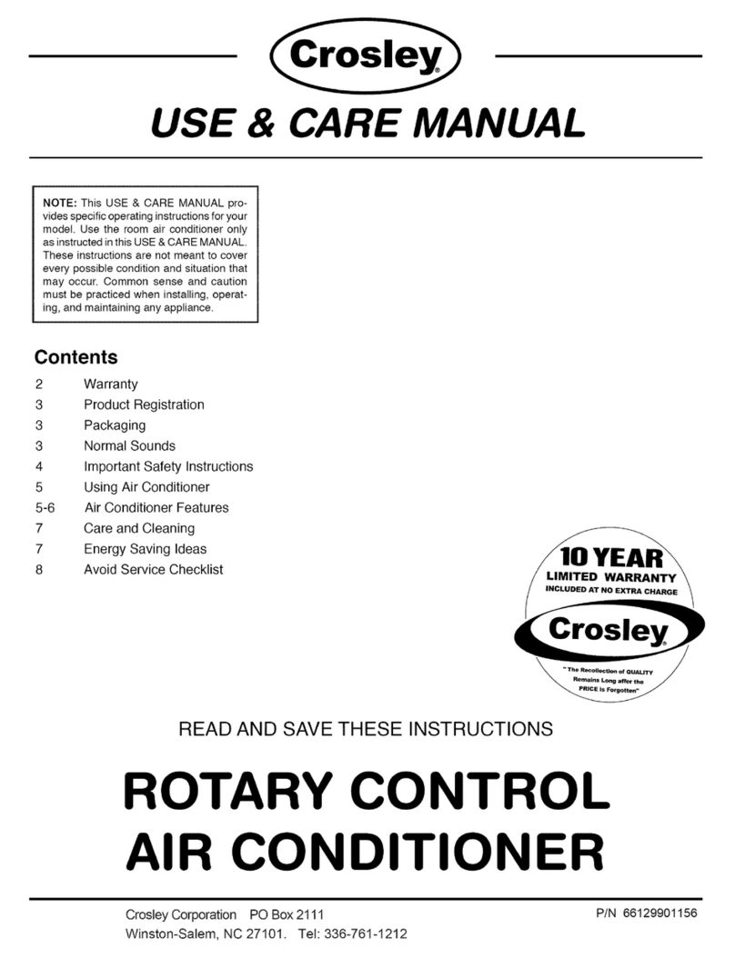 Crosley 66129901156 User manual